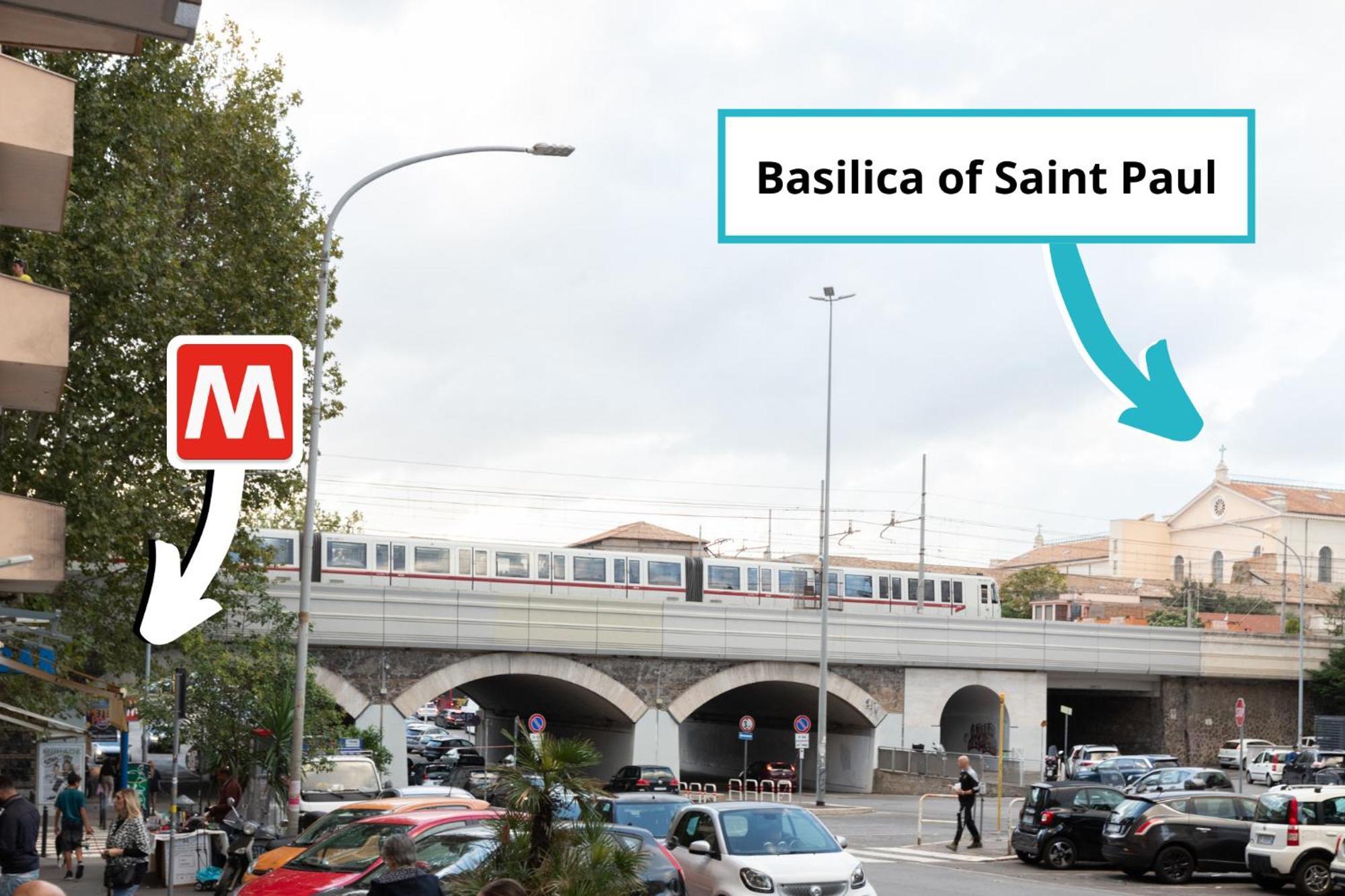 San Paolo Suites Metro Station Rom Exterior foto
